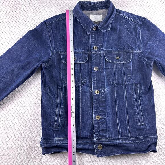 Rag and Bone Men’s Definitive Denim Jean Jacket Size Small Retail $589 - Picture 6 of 16
